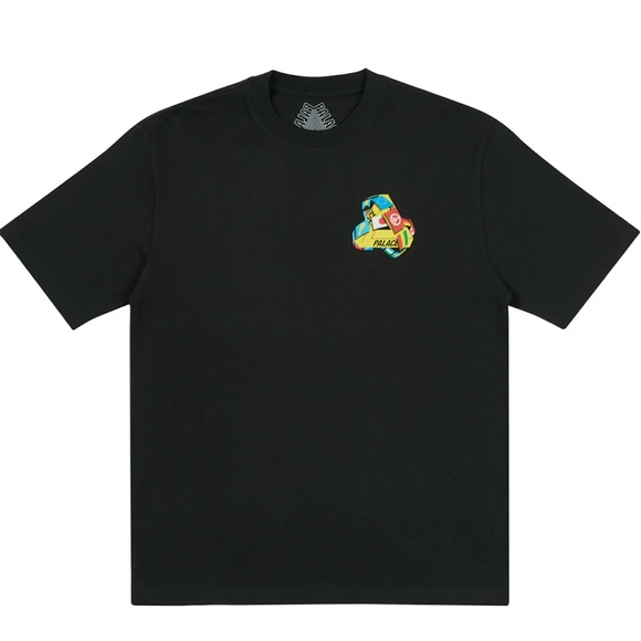 NWT 2021 PALACE TRI-FLAG MENS MEDIUM BLACK DEADSTOCK IN RETAIL ZIP-LOC - Picture 2 of 4